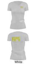 Dauphin Fins 78960180 Women's Short Sleeve V-neck Shirt - 19