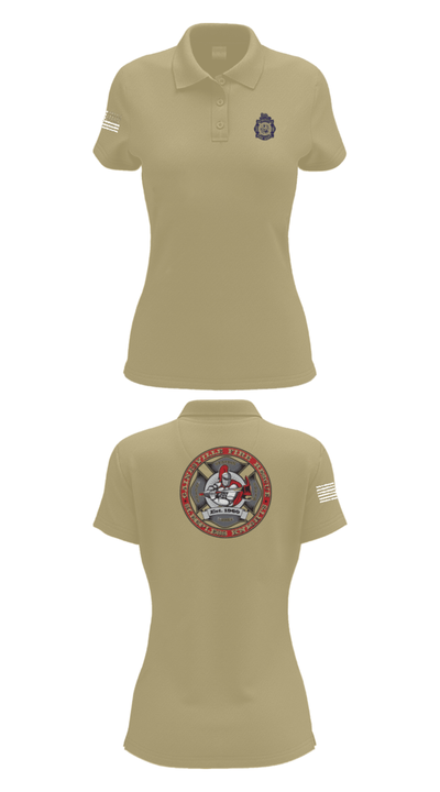 GFR Station 3 95444418 Women's Short Sleeve Performance Polo  - 95