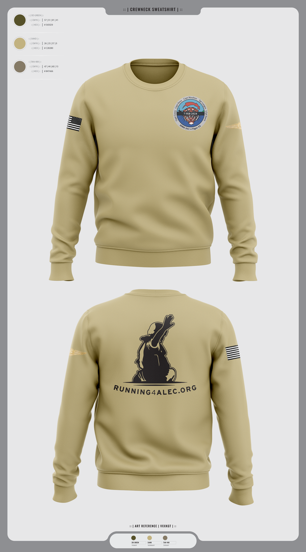Crew Neck Sweatshirt, HMH-361 Flying Tigers, , Teamtime, Team time, sublimation, custom sports apparel, team uniforms, spirit wear, spiritwear, sports uniforms, custom shirts, team store, custom team store, fundraiser sports, apparel fundraiser