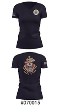 A Co 1/155 INF 63246466 Women's Short Sleeve V-neck Shirt - 21