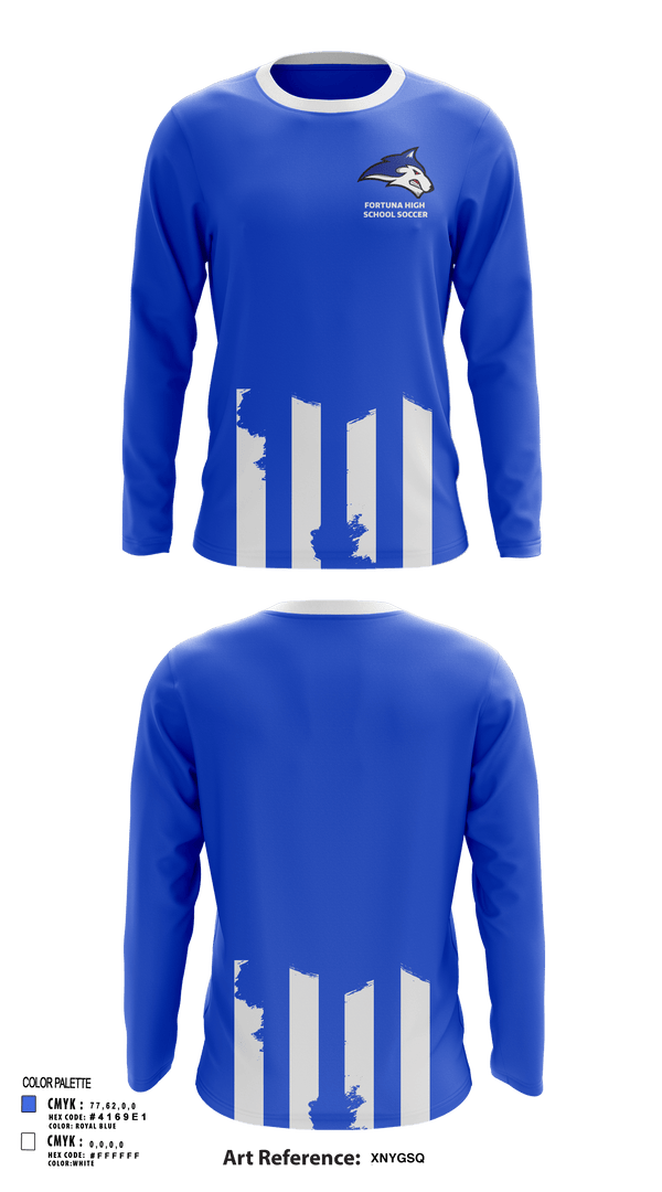 Long Sleeve Performance Shirt, Fortuna High School Soccer, Men's Soccer, Teamtime, Team time, sublimation, custom sports apparel, team uniforms, spirit wear, spiritwear, sports uniforms, custom shirts, team store, custom team store, fundraiser sports, apparel fundraiser