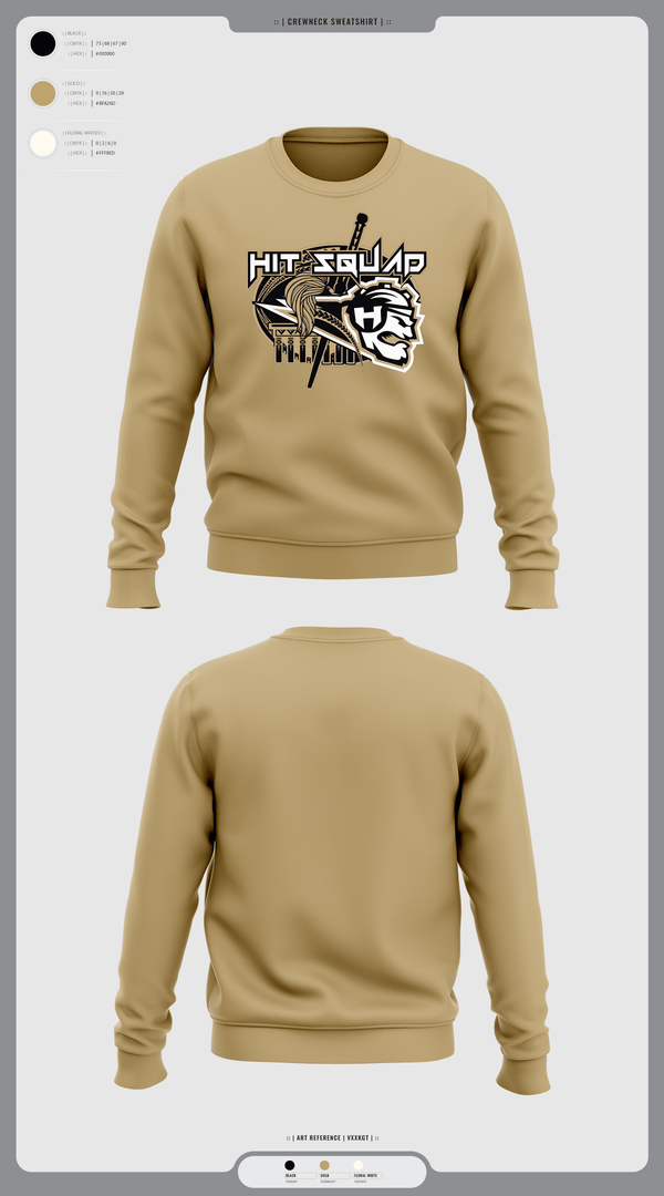 Crew Neck Sweatshirt, San Jose Hitsquad, , Teamtime, Team time, sublimation, custom sports apparel, team uniforms, spirit wear, spiritwear, sports uniforms, custom shirts, team store, custom team store, fundraiser sports, apparel fundraiser