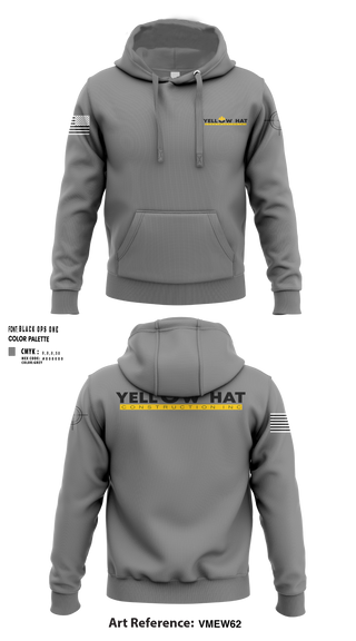 Hoodie, Yellow hat construction Inc, , Teamtime, Team time, sublimation, custom sports apparel, team uniforms, spirit wear, spiritwear, sports uniforms, custom shirts, team store, custom team store, fundraiser sports, apparel fundraiser