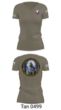 USAG Fort Hunter Liggett 63264859 Women's Short Sleeve V-neck Shirt - 36