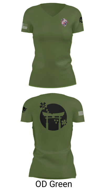 DSU 46178444 Women's Short Sleeve V-neck Shirt - 48