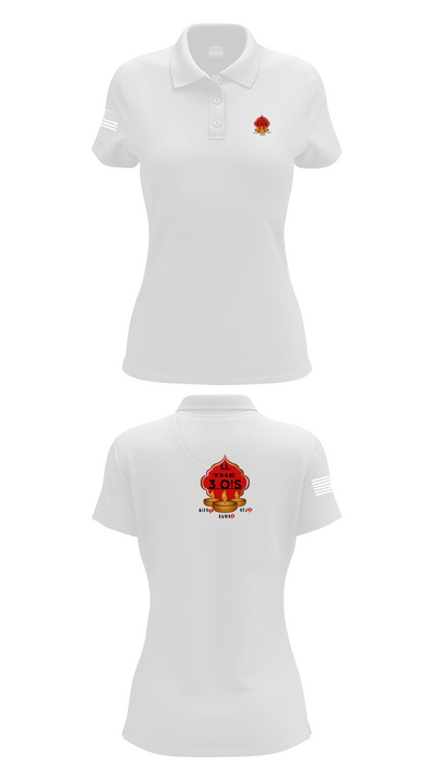 3 O's 95365157 Women's Short Sleeve Performance Polo  - 17