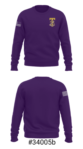 Crew Neck Sweatshirt, Tucumcari High School Baseball, Baseball, Teamtime, Team time, sublimation, custom sports apparel, team uniforms, spirit wear, spiritwear, sports uniforms, custom shirts, team store, custom team store, fundraiser sports, apparel fundraiser