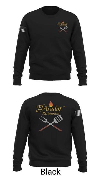 El Asador Restaurant 13570745 Crew Neck Sweatshirt - 21