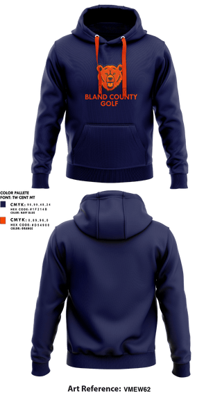 Hoodie, Bland County High School Golf, Golf, Teamtime, Team time, sublimation, custom sports apparel, team uniforms, spirit wear, spiritwear, sports uniforms, custom shirts, team store, custom team store, fundraiser sports, apparel fundraiser