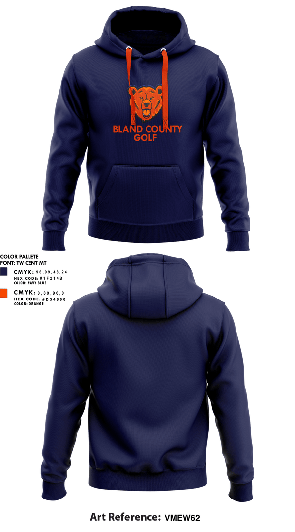 Hoodie, Bland County High School Golf, Golf, Teamtime, Team time, sublimation, custom sports apparel, team uniforms, spirit wear, spiritwear, sports uniforms, custom shirts, team store, custom team store, fundraiser sports, apparel fundraiser