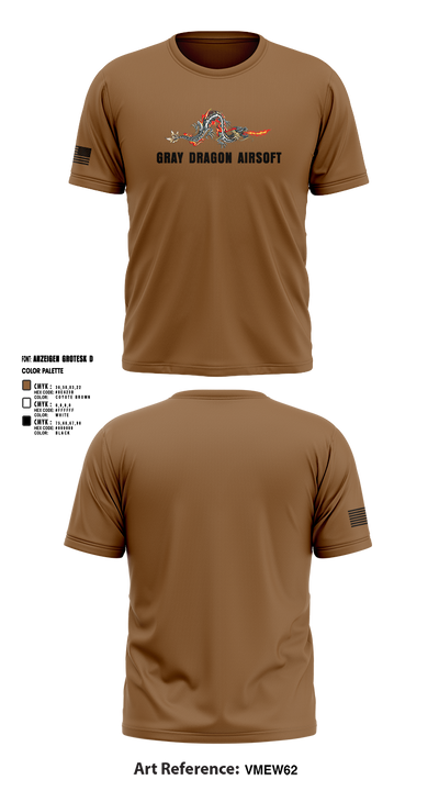 Gray Dragon Airsoft 30157545 Short Sleeve Performance Shirt - 1