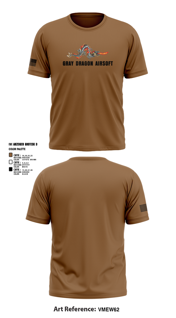 Short Sleeve Performance Shirt, Gray Dragon Airsoft, , Teamtime, Team time, sublimation, custom sports apparel, team uniforms, spirit wear, spiritwear, sports uniforms, custom shirts, team store, custom team store, fundraiser sports, apparel fundraiser