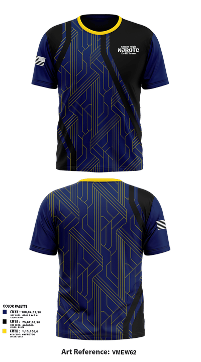 Guam High NJROTC Drill Team 32720862 Short Sleeve Performance Shirt - 108