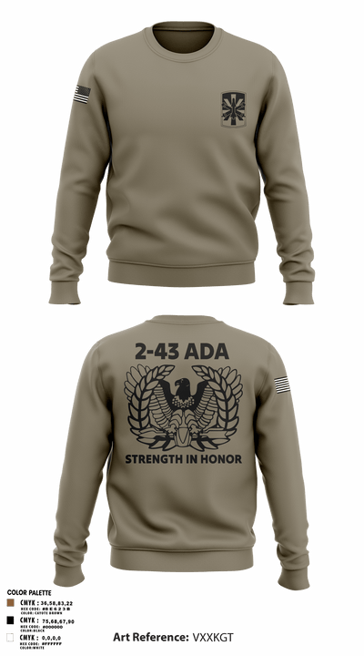 2/43 ADA 6509323 Crew Neck Sweatshirt - 108