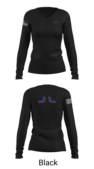 Womens Long Sleeve Vneck Shirt 1, 2-13th AVN REGT, 150U Certification Course, , Teamtime, Team time, sublimation, custom sports apparel, team uniforms, spirit wear, spiritwear, sports uniforms, custom shirts, team store, custom team store, fundraiser sports, apparel fundraiser