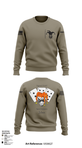 Crew Neck Sweatshirt, 397TH SC, Army, Teamtime, Team time, sublimation, custom sports apparel, team uniforms, spirit wear, spiritwear, sports uniforms, custom shirts, team store, custom team store, fundraiser sports, apparel fundraiser