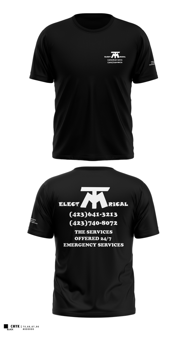 Short Sleeve Performance Shirt, MT ELECTRICAL SERVICES, , Teamtime, Team time, sublimation, custom sports apparel, team uniforms, spirit wear, spiritwear, sports uniforms, custom shirts, team store, custom team store, fundraiser sports, apparel fundraiser