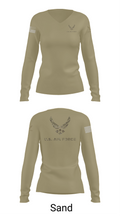 Wings 44060422 Women's Long Sleeve V-neck Shirt - 97