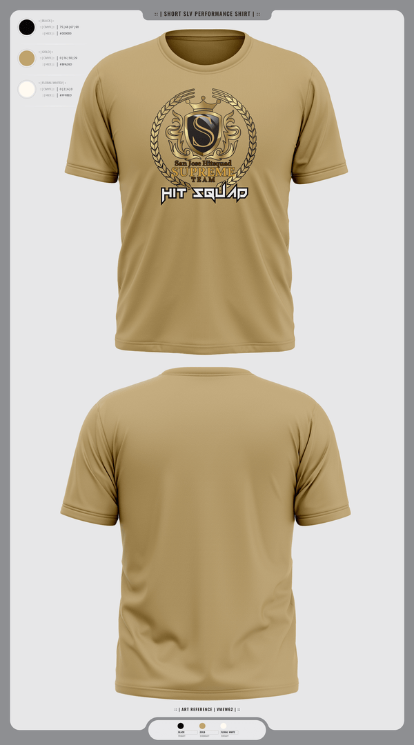 Short Sleeve Performance Shirt, San Jose Hitsquad, , Teamtime, Team time, sublimation, custom sports apparel, team uniforms, spirit wear, spiritwear, sports uniforms, custom shirts, team store, custom team store, fundraiser sports, apparel fundraiser
