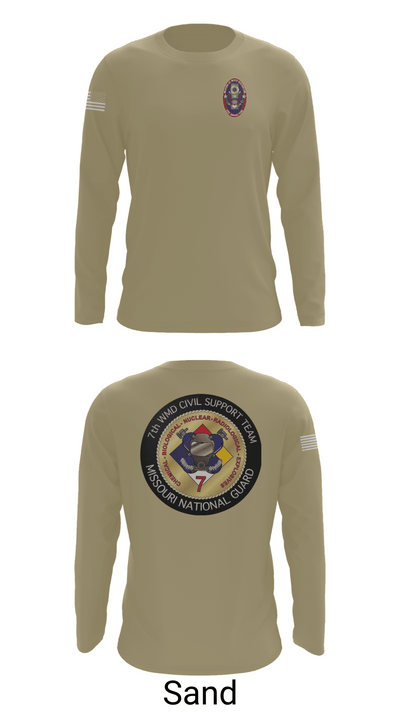 7th CST 5552337 Long Sleeve Performance Shirt - 86