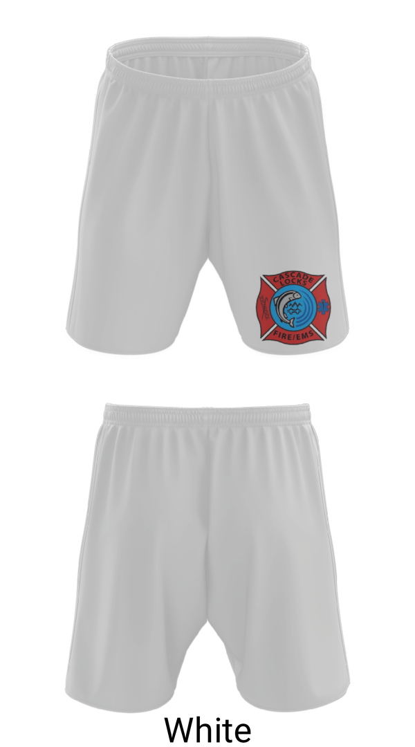 Athletic Shorts With Pockets, Station 3Cascade Locks Fire & EMS, Fire Department, Teamtime, Team time, sublimation, custom sports apparel, team uniforms, spirit wear, spiritwear, sports uniforms, custom shirts, team store, custom team store, fundraiser sports, apparel fundraiser