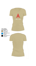 A Co. 1-3 AB 9856173 Women's Short Sleeve V-neck Shirt - 84