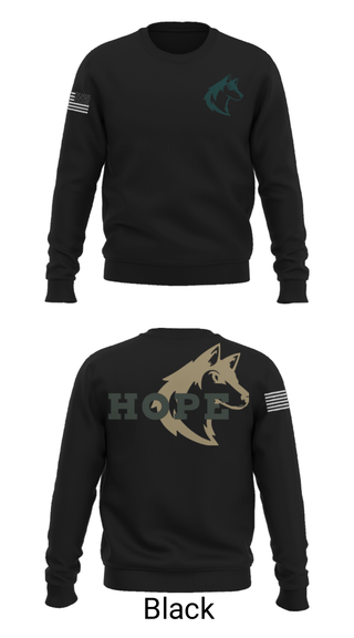 Crew Neck Sweatshirt, Hope Christian Middle School Cheer, Cheer, Teamtime, Team time, sublimation, custom sports apparel, team uniforms, spirit wear, spiritwear, sports uniforms, custom shirts, team store, custom team store, fundraiser sports, apparel fundraiser