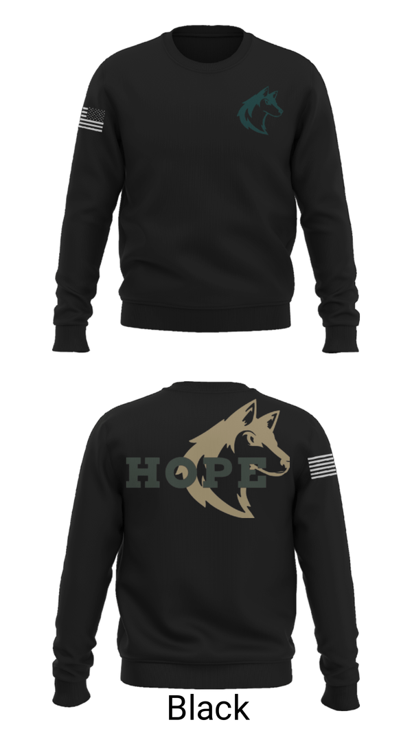 Crew Neck Sweatshirt, Hope Christian Middle School Cheer, Cheer, Teamtime, Team time, sublimation, custom sports apparel, team uniforms, spirit wear, spiritwear, sports uniforms, custom shirts, team store, custom team store, fundraiser sports, apparel fundraiser