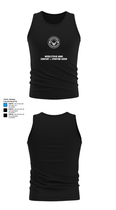Middletown Arms Company & Sporting Goods 88035100 Tank Top - 32