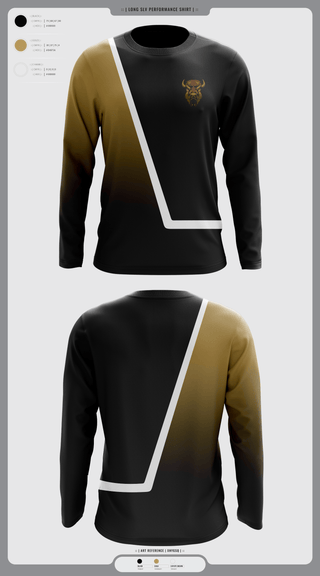 Long Sleeve Performance Shirt, Hugo Buffaloes Tennis, Tennis, Teamtime, Team time, sublimation, custom sports apparel, team uniforms, spirit wear, spiritwear, sports uniforms, custom shirts, team store, custom team store, fundraiser sports, apparel fundraiser