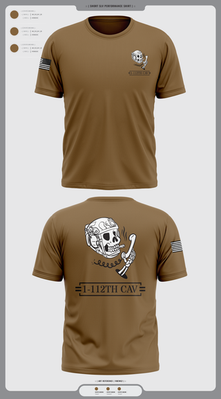 Short Sleeve Performance Shirt, 1-112th cav, , Teamtime, Team time, sublimation, custom sports apparel, team uniforms, spirit wear, spiritwear, sports uniforms, custom shirts, team store, custom team store, fundraiser sports, apparel fundraiser