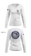Broward Fraternal Order of Police 91005967 Women's Long Sleeve V-neck Shirt - 4