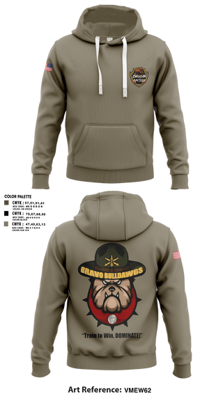 Hoodie, Bravo Bulldawgs 3-6 ADARBulldawgs Battery, Army, Teamtime, Team time, sublimation, custom sports apparel, team uniforms, spirit wear, spiritwear, sports uniforms, custom shirts, team store, custom team store, fundraiser sports, apparel fundraiser