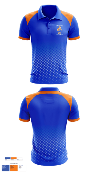 Short Sleeve Performance Polo, Edwardsburg Middle School Volleyball, Men's Volleyball, Teamtime, Team time, sublimation, custom sports apparel, team uniforms, spirit wear, spiritwear, sports uniforms, custom shirts, team store, custom team store, fundraiser sports, apparel fundraiser