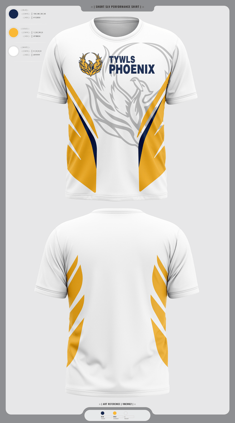 Short Sleeve Performance Shirt, TYWLS Phoenix, Spirit Store, Teamtime, Team time, sublimation, custom sports apparel, team uniforms, spirit wear, spiritwear, sports uniforms, custom shirts, team store, custom team store, fundraiser sports, apparel fundraiser