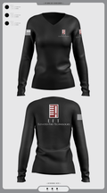 Elevated Fire Technologies Inc 48012343 Women's Long Sleeve V-neck Shirt - 1