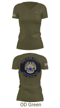 Drug Tactical Unit 39197263 Women's Short Sleeve V-neck Shirt - 46