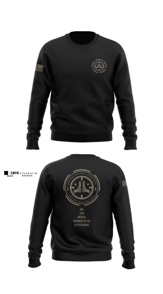 Crew Neck Sweatshirt, Vigilante Tactical Solutions, , Teamtime, Team time, sublimation, custom sports apparel, team uniforms, spirit wear, spiritwear, sports uniforms, custom shirts, team store, custom team store, fundraiser sports, apparel fundraiser