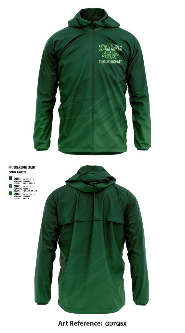 Windbreaker, Naples Cross-Country, Cross Country, Teamtime, Team time, sublimation, custom sports apparel, team uniforms, spirit wear, spiritwear, sports uniforms, custom shirts, team store, custom team store, fundraiser sports, apparel fundraiser