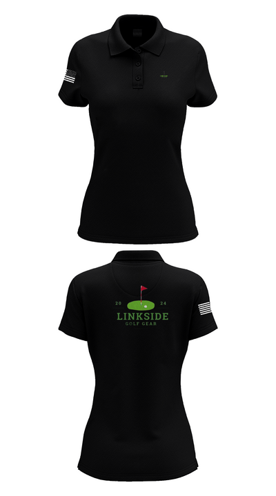 On the Links Golf Co 48920069 Women's Short Sleeve Performance Polo  - 36