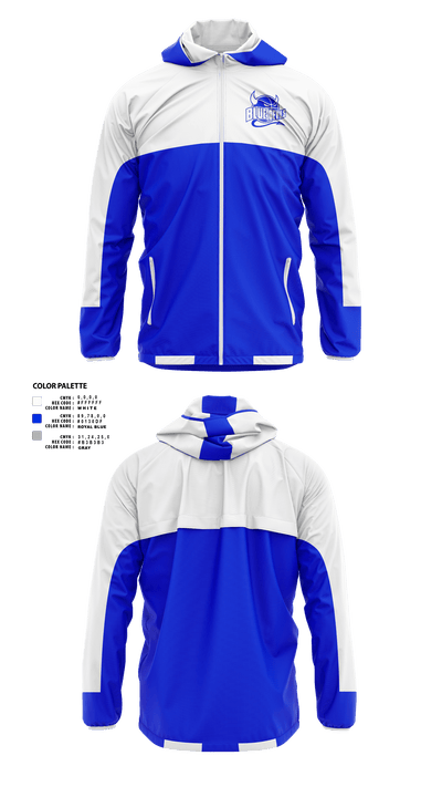 Danville High School Basketball 90847511 Windbreaker - 1