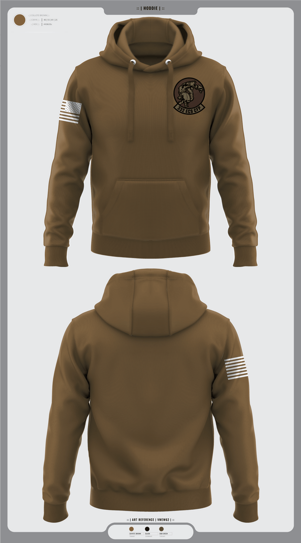 Hoodie, 332 ECS SCOS, Air Force, Teamtime, Team time, sublimation, custom sports apparel, team uniforms, spirit wear, spiritwear, sports uniforms, custom shirts, team store, custom team store, fundraiser sports, apparel fundraiser