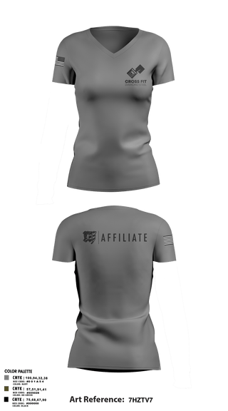 Womens Short Sleeve Vneck Shirt, Goodfellow AFB MCDGoodfellow AFB MCDCrossFit Diamond Steel, , Teamtime, Team time, sublimation, custom sports apparel, team uniforms, spirit wear, spiritwear, sports uniforms, custom shirts, team store, custom team store, fundraiser sports, apparel fundraiser