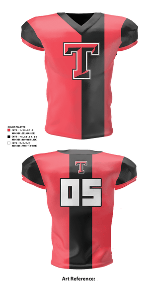 Football Jersey, Trenton High School Football, , Teamtime, Team time, sublimation, custom sports apparel, team uniforms, spirit wear, spiritwear, sports uniforms, custom shirts, team store, custom team store, fundraiser sports, apparel fundraiser