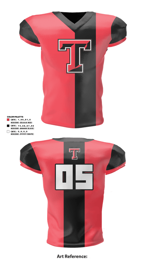 Football Jersey, Trenton High School Football, , Teamtime, Team time, sublimation, custom sports apparel, team uniforms, spirit wear, spiritwear, sports uniforms, custom shirts, team store, custom team store, fundraiser sports, apparel fundraiser
