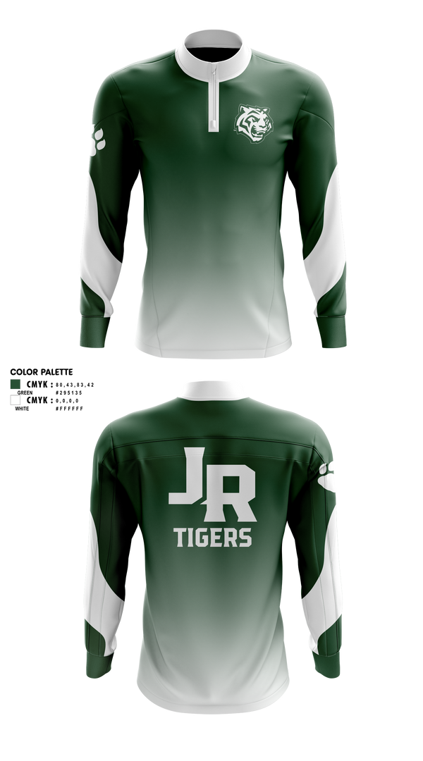 Quarter Zip Jacket, Jackson-Reed (Wilson) High School, Spirit Store, Teamtime, Team time, sublimation, custom sports apparel, team uniforms, spirit wear, spiritwear, sports uniforms, custom shirts, team store, custom team store, fundraiser sports, apparel fundraiser