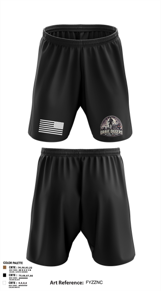 Athletic Shorts With Pockets, Gravediggers, , Teamtime, Team time, sublimation, custom sports apparel, team uniforms, spirit wear, spiritwear, sports uniforms, custom shirts, team store, custom team store, fundraiser sports, apparel fundraiser