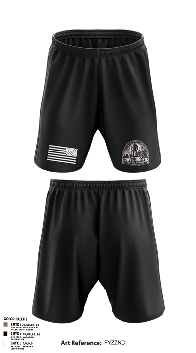 Gravediggers 54270931 Athletic Shorts With Pockets - 107