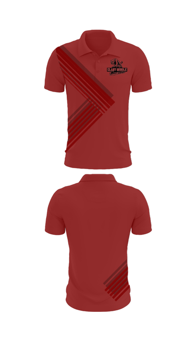 Clary Middle School Lacrosse 72049114 Short Sleeve Performance Polo - 26