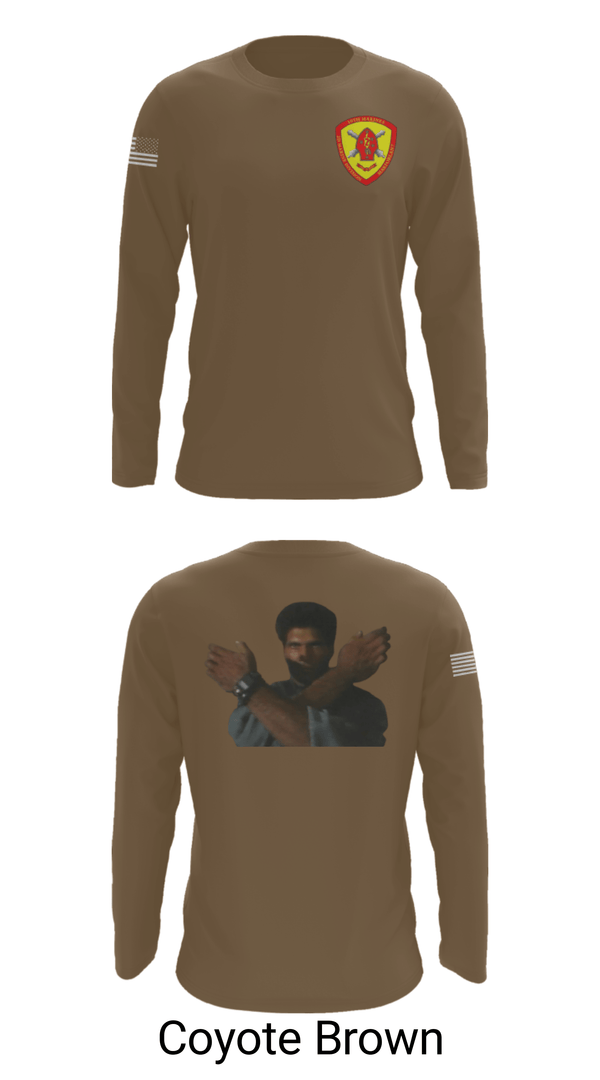 Long Sleeve Performance Shirt, 10th Marine Regiment, Marines, Teamtime, Team time, sublimation, custom sports apparel, team uniforms, spirit wear, spiritwear, sports uniforms, custom shirts, team store, custom team store, fundraiser sports, apparel fundraiser